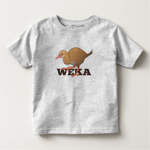 Camiseta Infantil Weka New Zelândia Bird