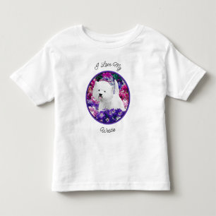 Camiseta Infantil West Highland White Terrier Pintando Arte Canina