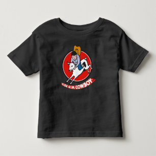 Camiseta Infantil Western Rodeo Cowboy Mutton Bustin Ride em Cowboy