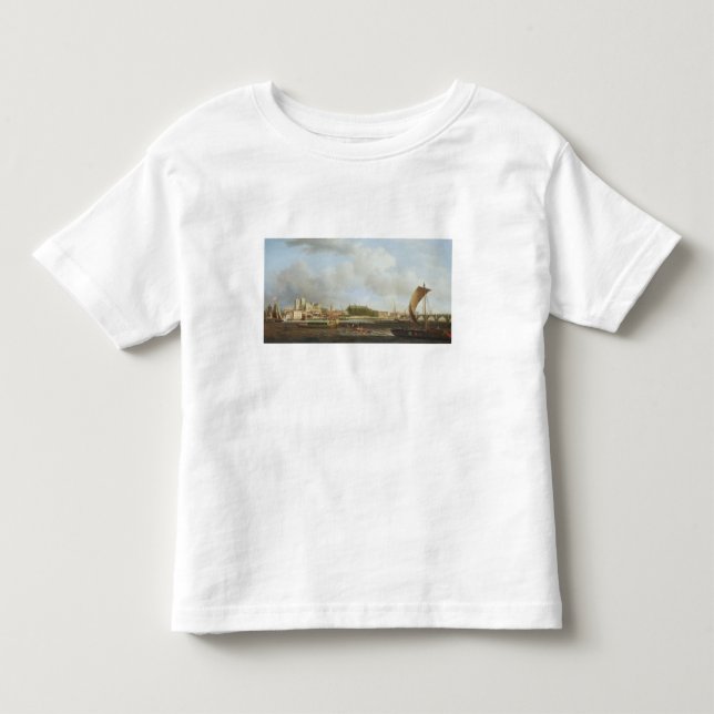 Camiseta Infantil Westminster de Lambeth, com o barg cerimonial (Frente)