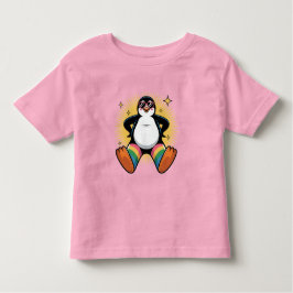 Camiseta Infantil Whimsical Penguin Caroon