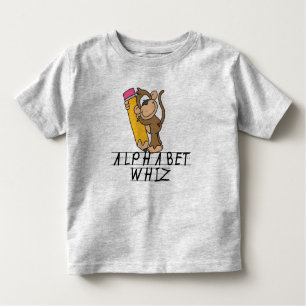 CAMISETA INFANTIL WHIZ DO ALFABETO