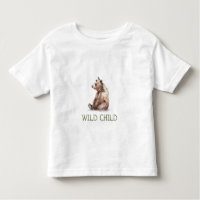 WiILD JILD Woodland Bear | Baby Toddler T-Shirt