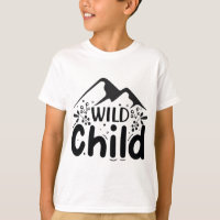 Camiseta Infantil Wild Child - Montanha Aventureir