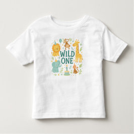 Camiseta Infantil WILD ONE - T-Shirt primeiro aniversario para Bebês