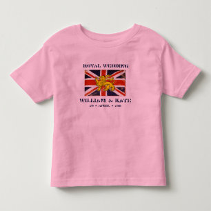 Camiseta Infantil William and Kate Royal Wedding Toddler T-Shirt