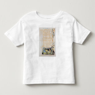 Camiseta Infantil William Blake o Tyger, das canções da inocênc