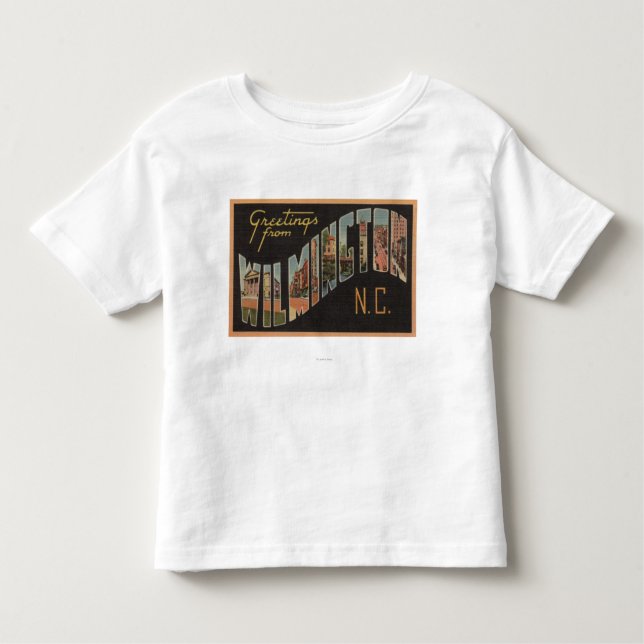 Camiseta Infantil Wilmington, North Carolina - grandes cenas da (Frente)