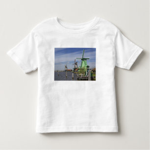 Camiseta Infantil Windmill, Zaanse Schans, Holland, Países Baixos 2