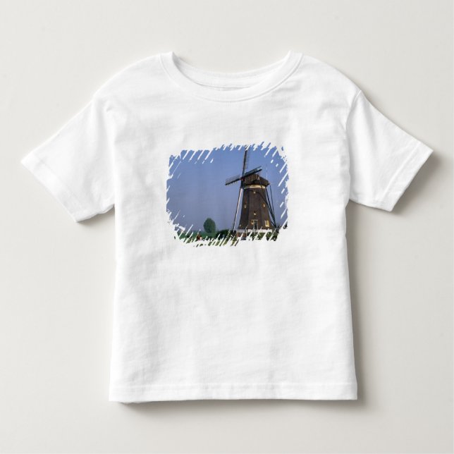 Camiseta Infantil Windmills, Leidschendam, Países Baixos (Frente)