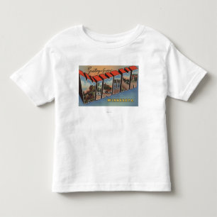 Camiseta Infantil Winona, Minnesota - grandes cenas da letra