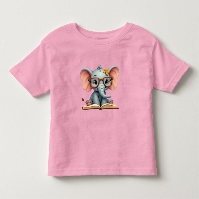 Camiseta Infantil Wise Baby Elephant (Frente)
