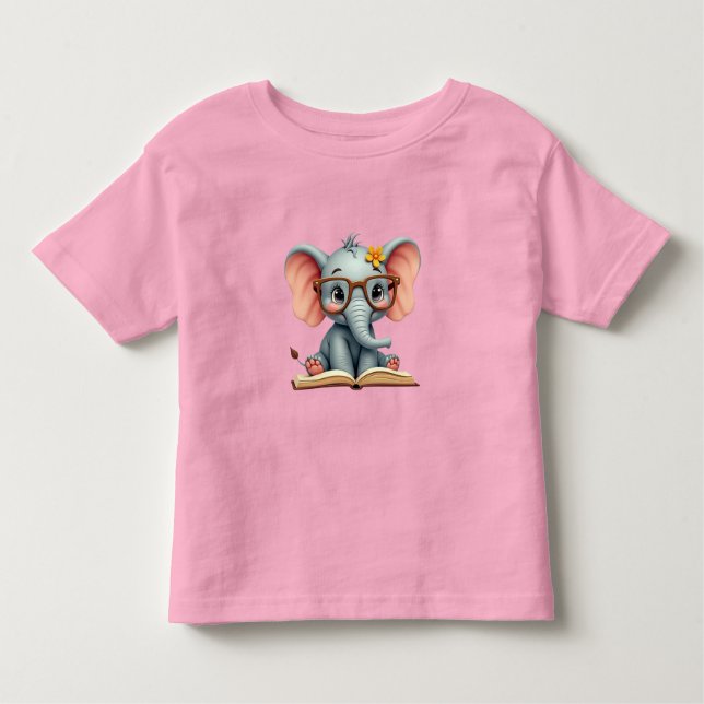 Camiseta Infantil Wise Baby Elephant (Frente)