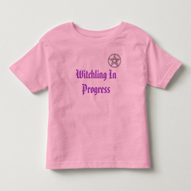 Camiseta Infantil Witchling em andamento (Frente)