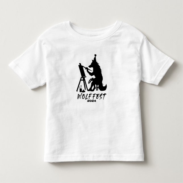 Camiseta Infantil Wolf Fest 2024 Toddler Tee Design Frente (Frente)