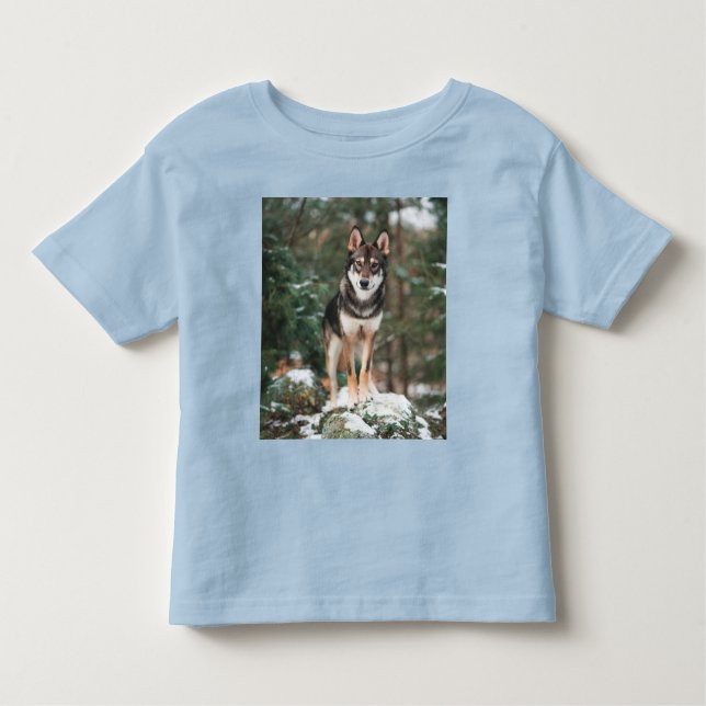 Camiseta Infantil Wolfdog Toddler T-Shirt (Frente)