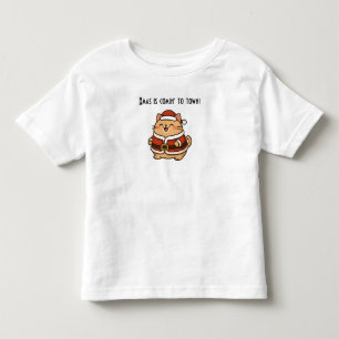 Camiseta infantil Wonky Zoo - Gato engraçado
