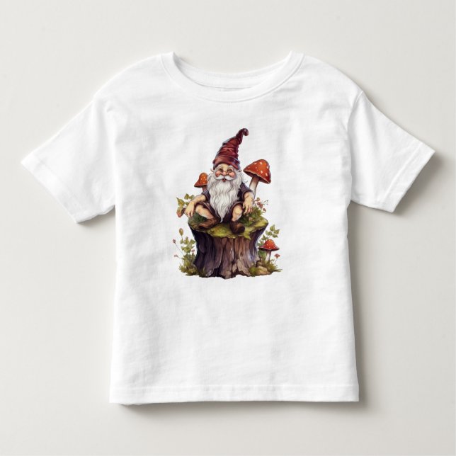 Camiseta Infantil Woodland Gnomo (Frente)