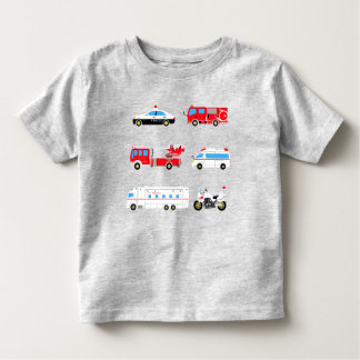Camiseta Infantil working cars T-shirt
