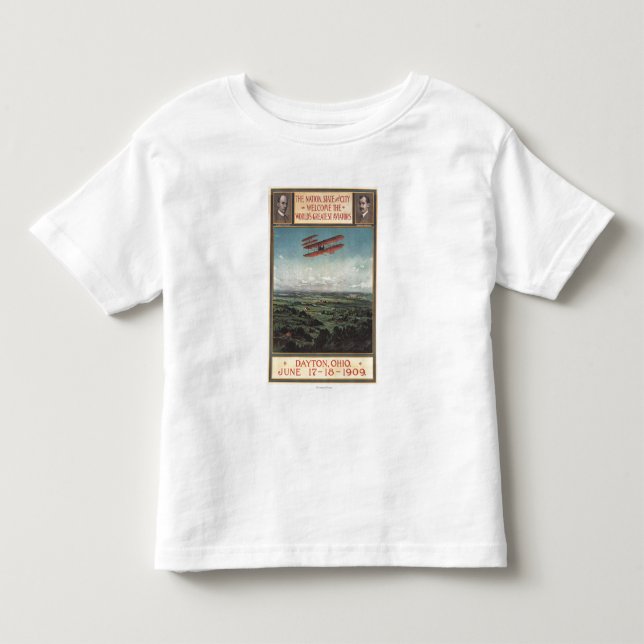 Camiseta Infantil Wright Brothers Plane (Frente)