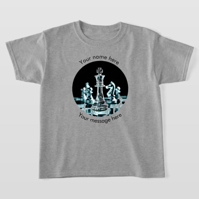 Camiseta Infantil Xadrez (Postura )
