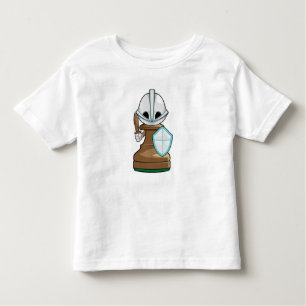 Camiseta Infantil Xadrez de Peão de Xadrez