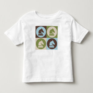 Camiseta Infantil Xadrez do pop art