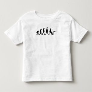Camiseta Infantil Xadrez - Evolução do Jogador de Xadrez