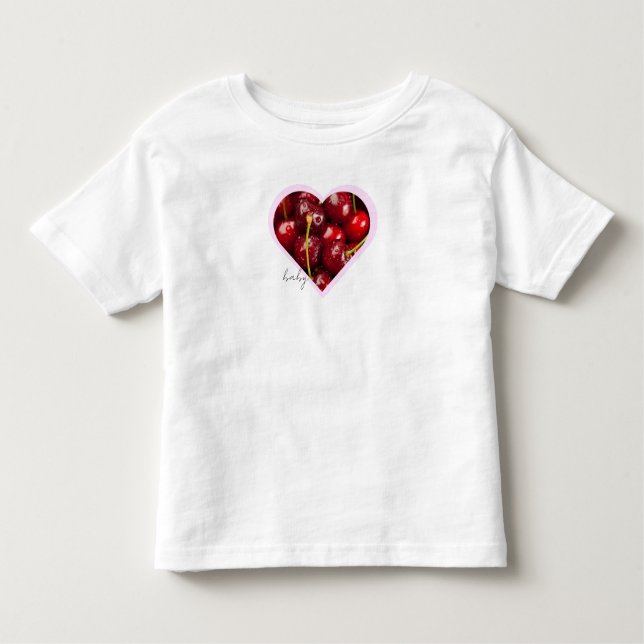 Camiseta Infantil Y2K『baby』チェリーデザイン♡ (Frente)