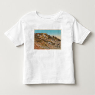 Camiseta Infantil Yellowstone, WYView do terraço de Jupiter