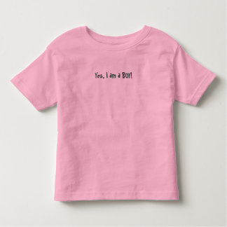 Camiseta Infantil Yes, I am a BOY!