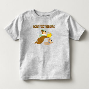 Camiseta Infantil Yogi Bear e Boo Picnic Pânico