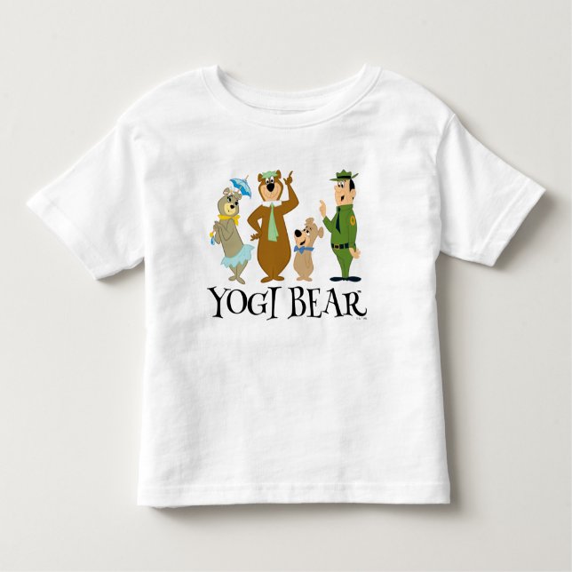 Camiseta Infantil Yogi Bear e Friends Classic Pose (Frente)