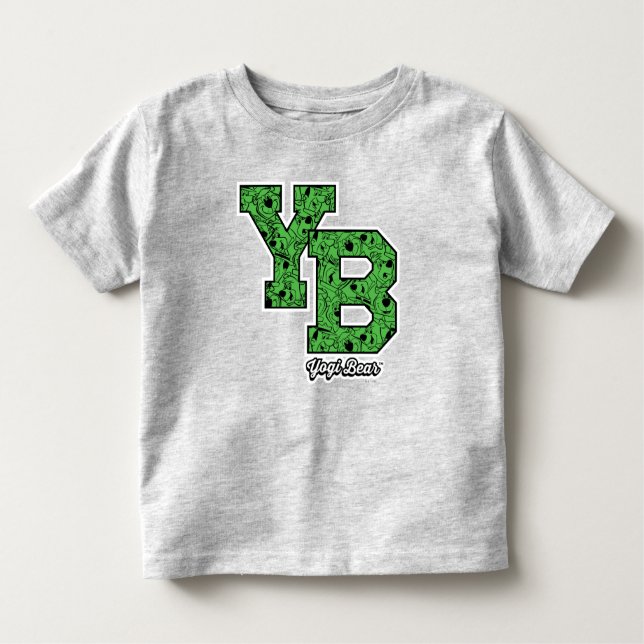 Camiseta Infantil Yogi Bear - Letras De Variação Padrão (Frente)