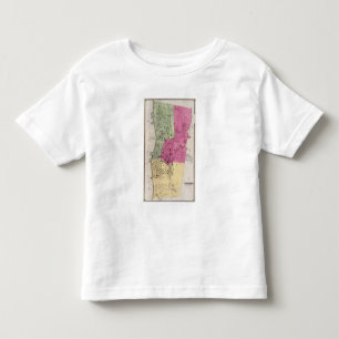 Camiseta Infantil Yonkers, atlas de NY