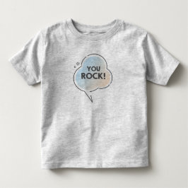 Camiseta Infantil You rock text in chat cloud emoji