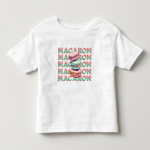 Camiseta Infantil Yummy Pastel Macaron Cookies com Vintage Vibe