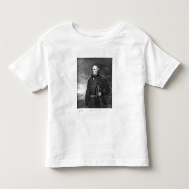 Camiseta Infantil Zachary Taylor, 12o presidente do estado unido (Frente)