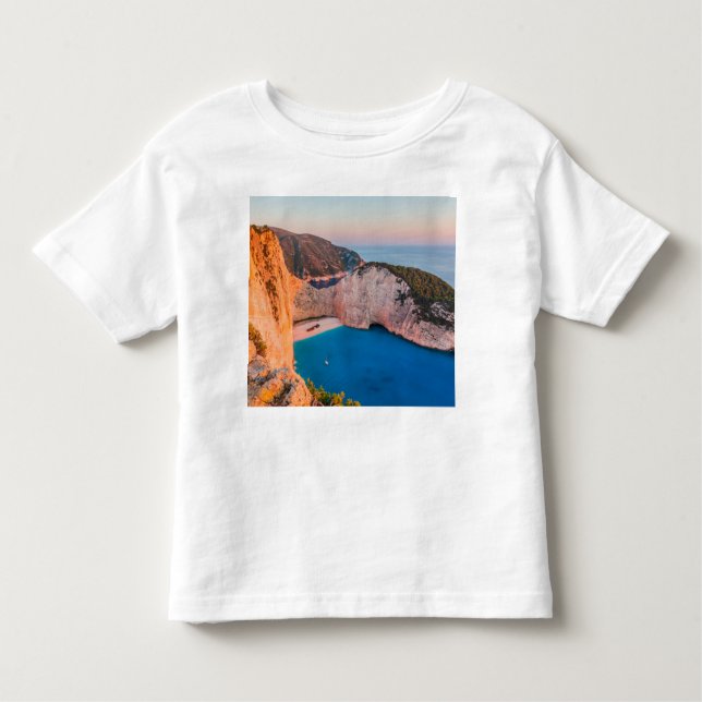 Camiseta Infantil Zakynthos, Grécia. (Frente)