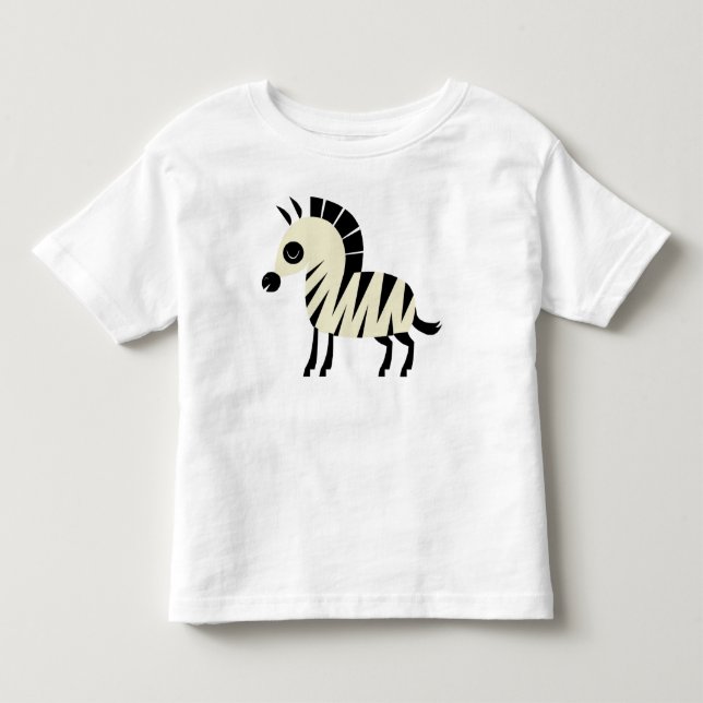Camiseta Infantil Zebra bonito (Frente)