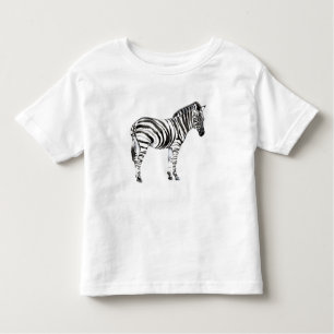 Camiseta Infantil Zebra em pé