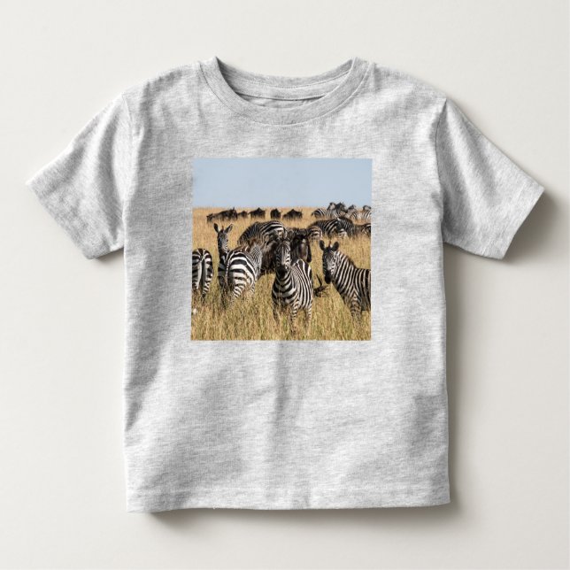 Camiseta Infantil Zebra Toddler T-Shirt de Grant (Frente)