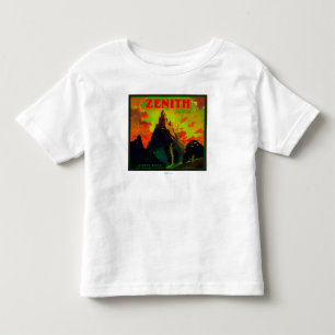 Camiseta Infantil Zénite LabelWhittier alaranjado, CA