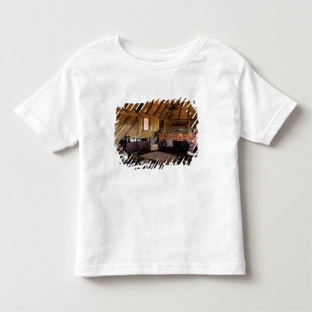 Camiseta Infantil Zimbábue, Parque Nacional de Hwange, depósito de L (Frente)