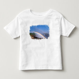 Camiseta Infantil Zimbábue, Parque Nacional de Victoria Falls. Dupla