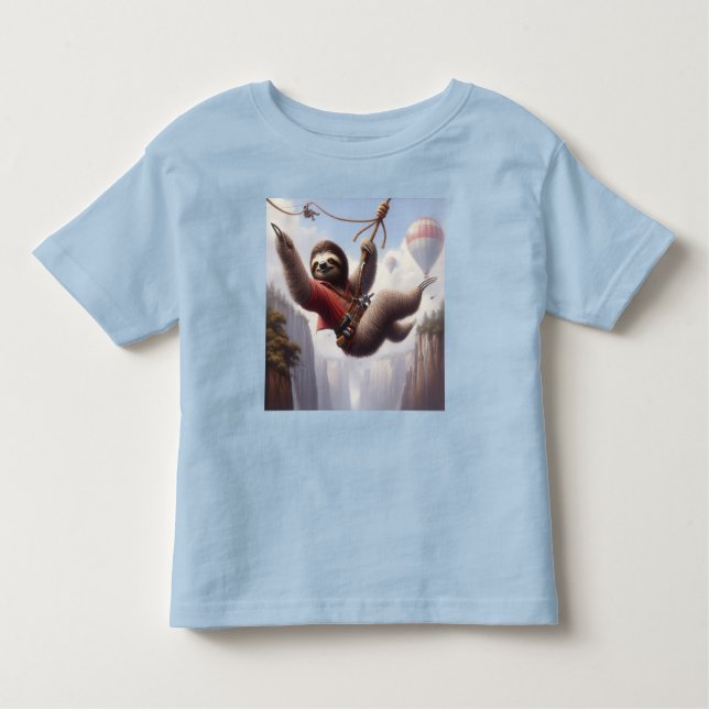 Camiseta Infantil Zipling de Lama (Frente)