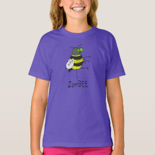Camiseta infantil ZomBEE Zombie Bee Girl