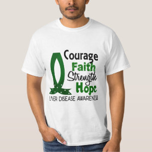 Camiseta Infecção hepática da esperança da força da f