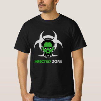 Camiseta Infected Area Zombie Warning