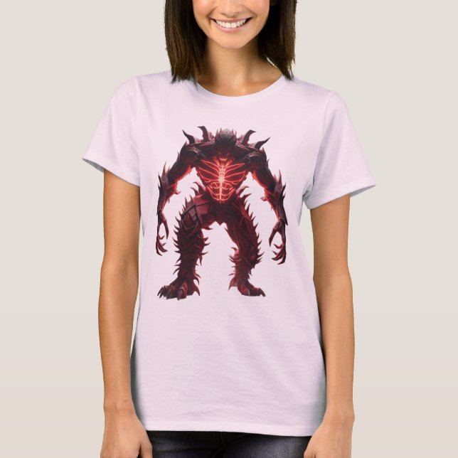 Camiseta Inferno Core Guardian O T-Shirt de uma lenda (Frente)